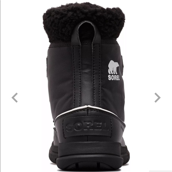 Sorel Explorer Carnival Nylon Winter Boots - Black - Picture 4 of 13